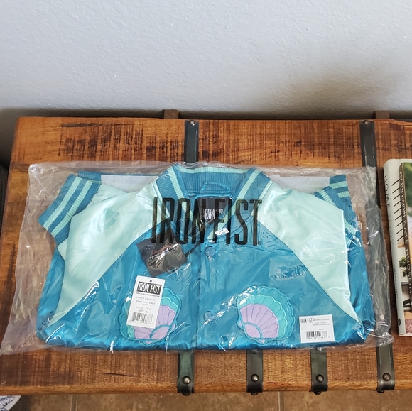 🧜‍♀Iron Fist Mermaid For Life Bomber Jacket🧜‍♀️ - Picture 11 of 16